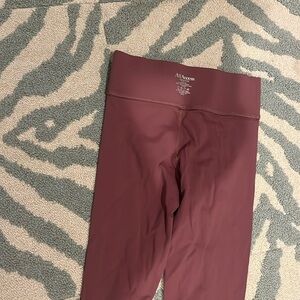 pinkish maroon all access leggings